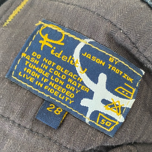 Fidelity Jeans Aloe Cropped Wide Leg size 28 - Picture 5 of 8